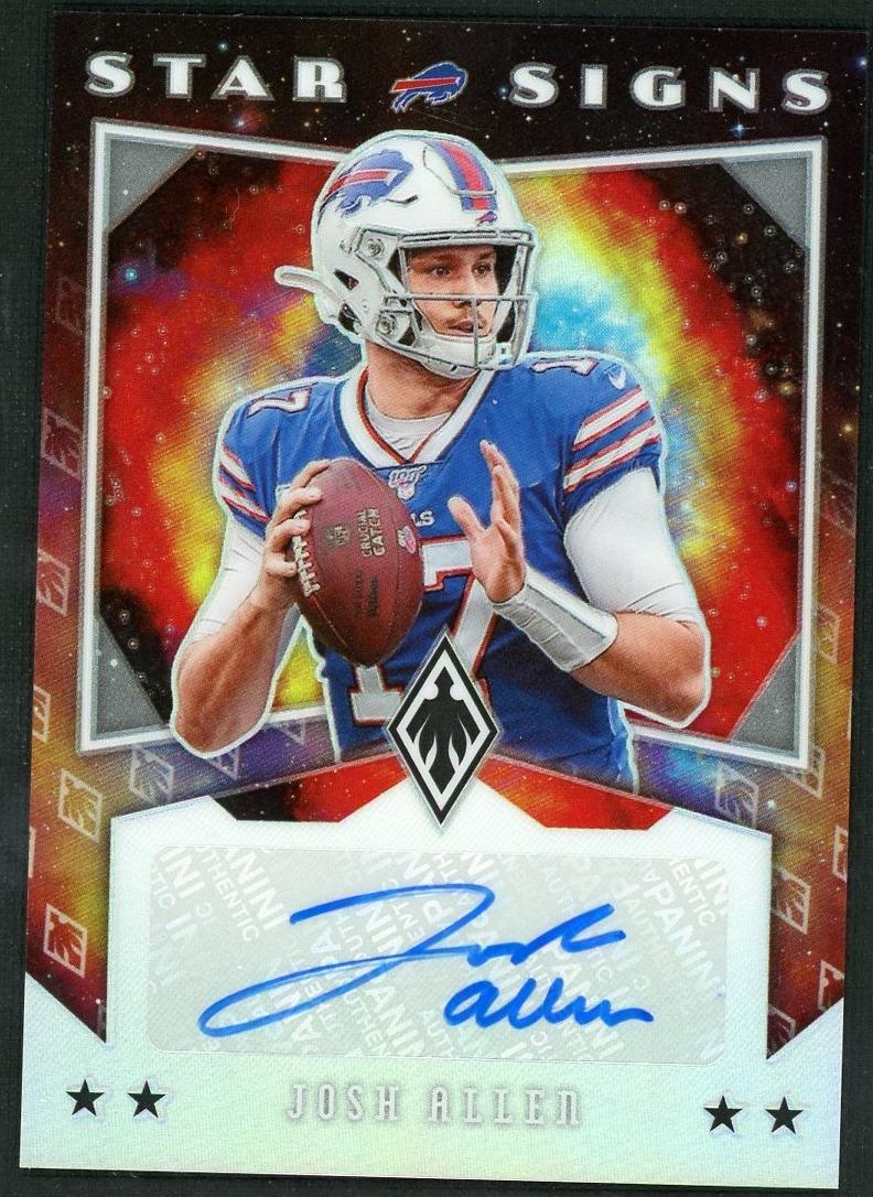 2020 Panini Phoenix Star Signs Josh Allen
