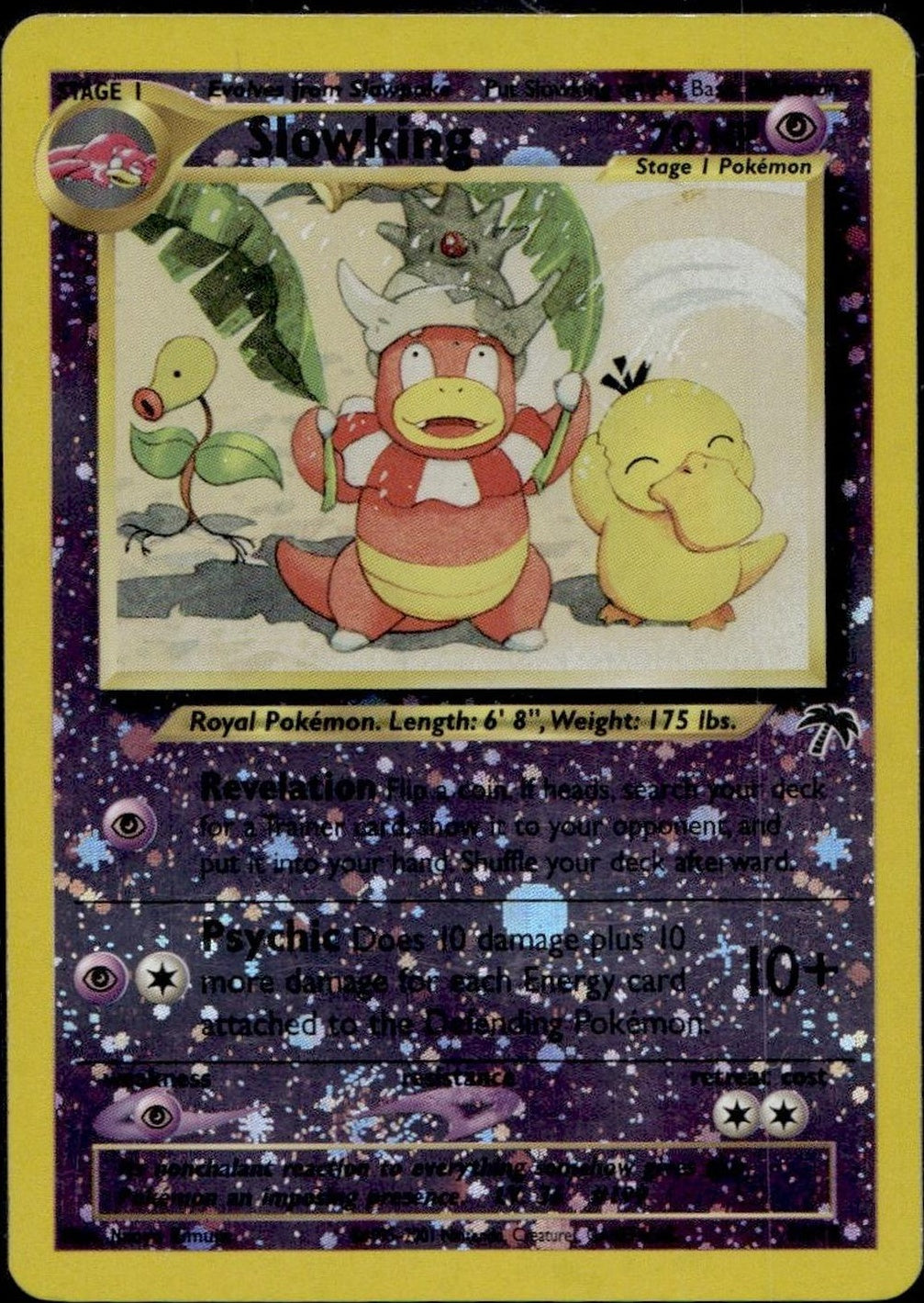 2001 Pokemon Southern Islands Promo #14 Slowking Reverse Holo