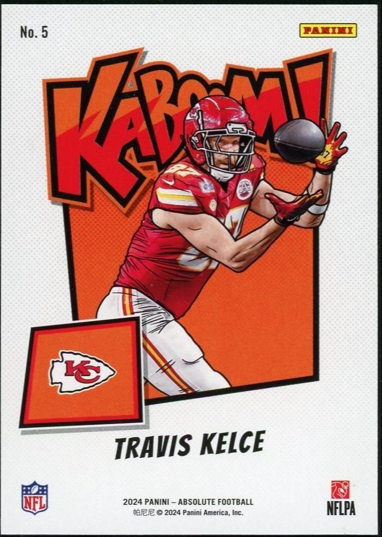 2024 Panini Absolute Kaboom! Horizontal Travis Kelce