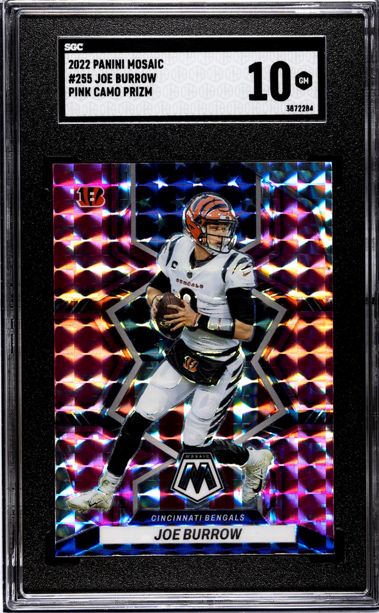 2022 Mosaic #255 Joe Burrow SGC 10