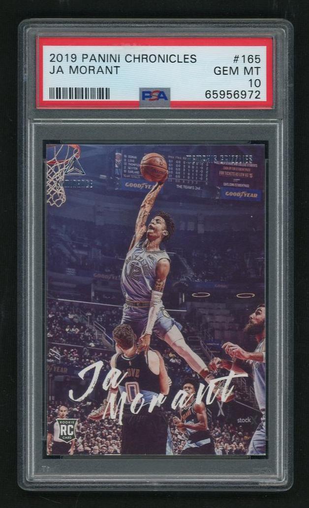 2019 Panini Chronicles Luminance Ja Morant #165 PSA 10
