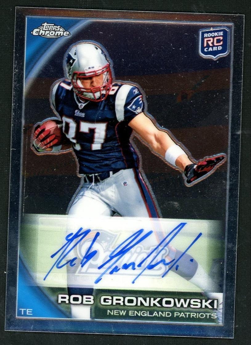 2010 Topps Chrome C112 Rob Gronkowski Rookie Autograph