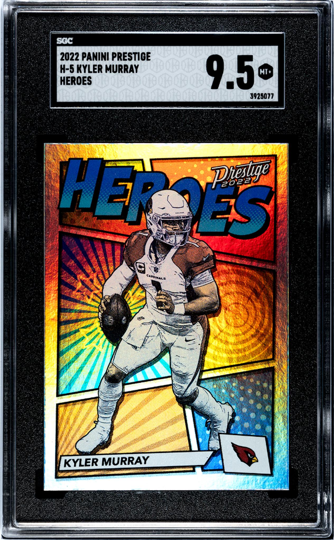 2022 Panini Prestige #H-5 Kyler Murray Heroes SGC 9.5