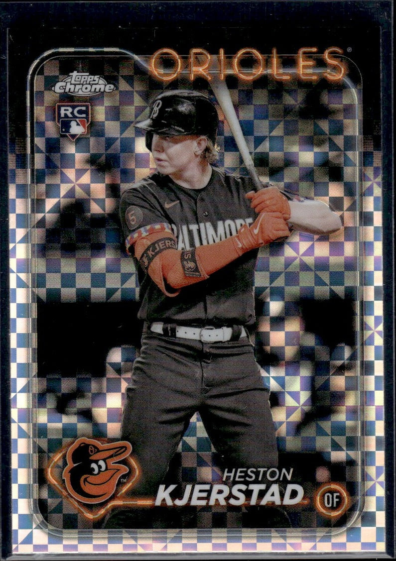 2024 Topps Chrome #142 Heston Kjerstad Rookie Baltimore Orioles