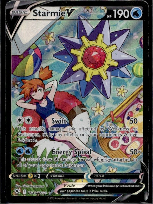 2022 Pokemon SWSH Astral Radiance #TG13/TG30 Starmie V