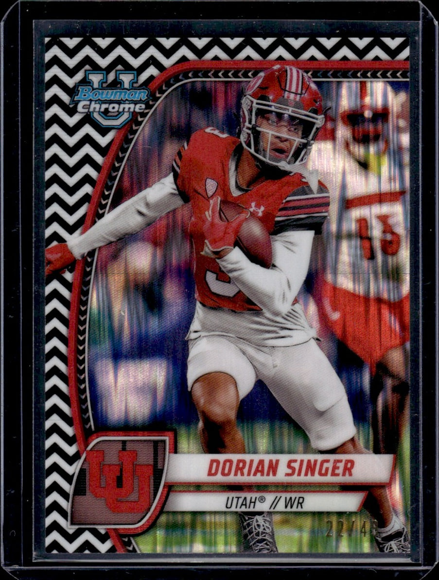 2023 Bowman Chrome #68 Dorian Singer /48 Utah