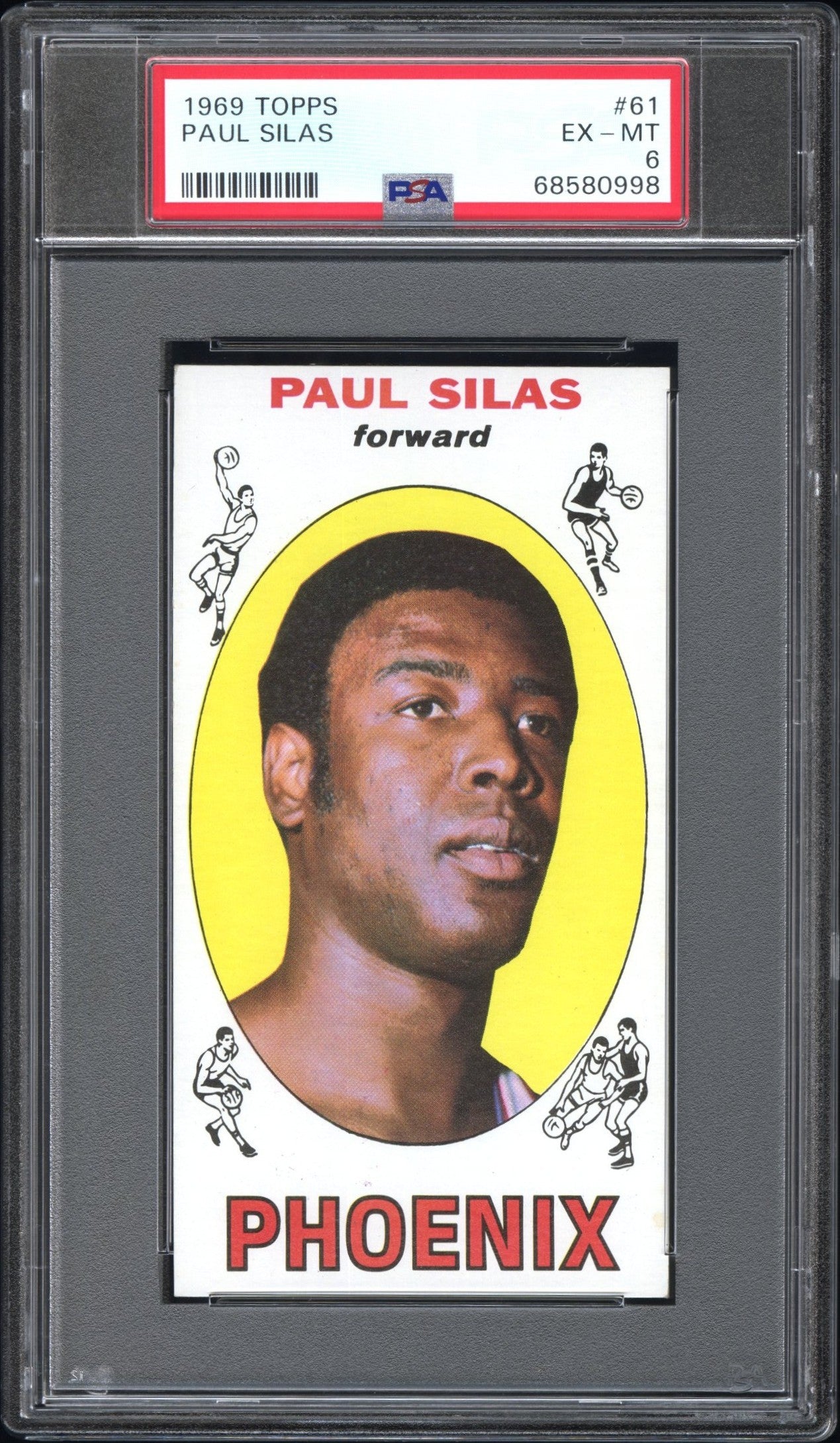 1969 Topps #61 Paul Silas PSA 6