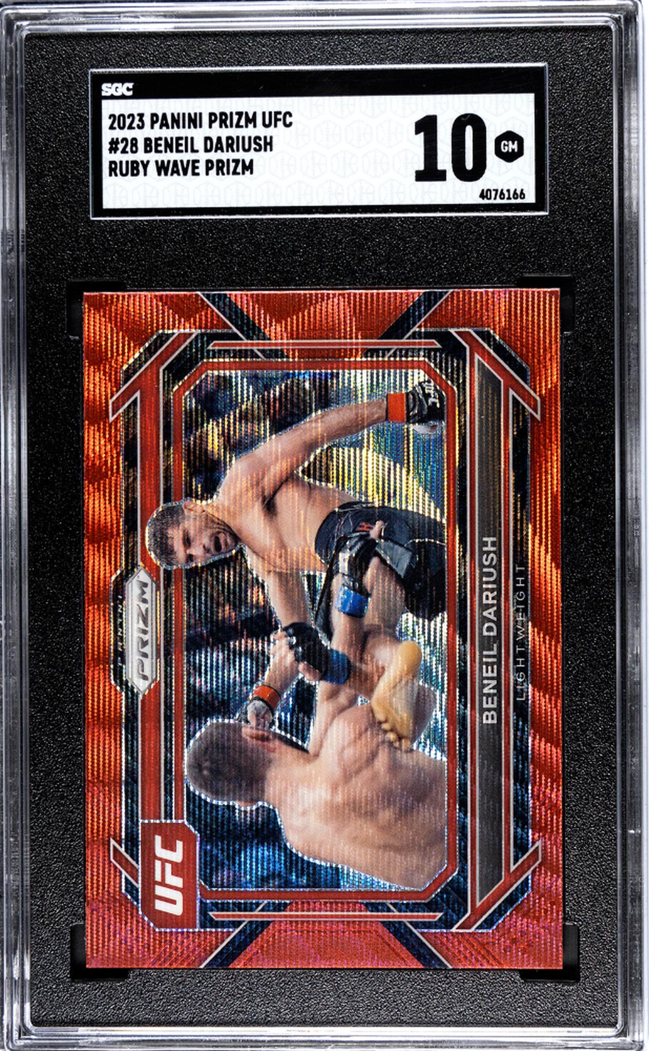 2023 Prizm #28 Beneil Dariush Ruby Wave Prizm SGC 10