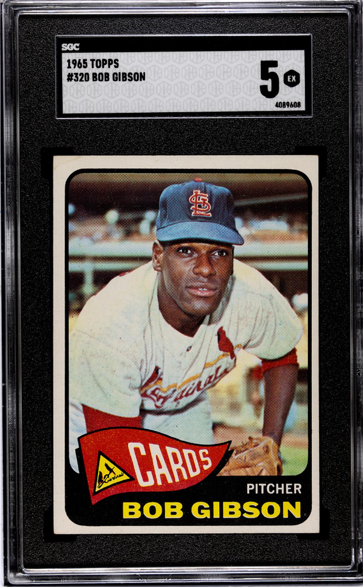 1965 Topps #320 Bob Gibson SGC 5