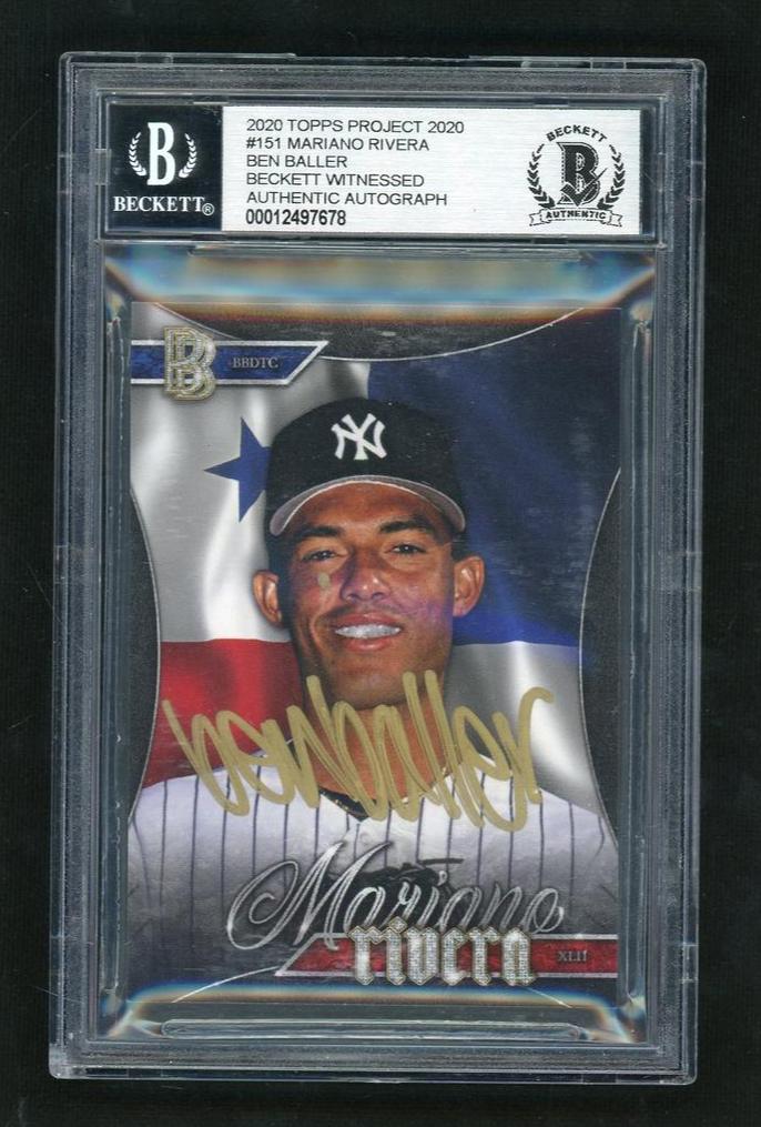 2020 Topps Project 2020 Mariano Rivera #151 /12611 /7 BGS 0