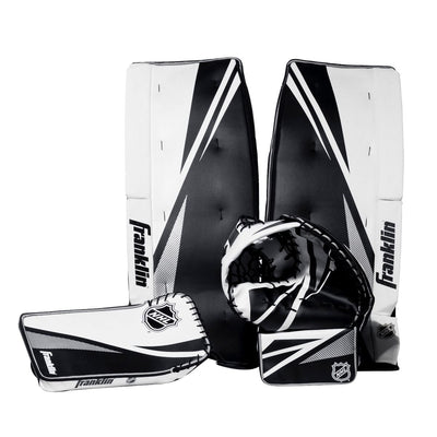Franklin Sports Street Hockey Goalie Set - 28" Leg Pads with Gloves