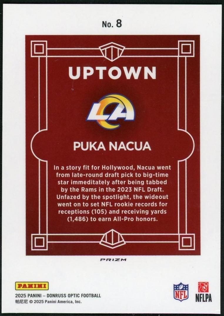 2025 Panini Donruss Optic Uptown Puka Nacua
