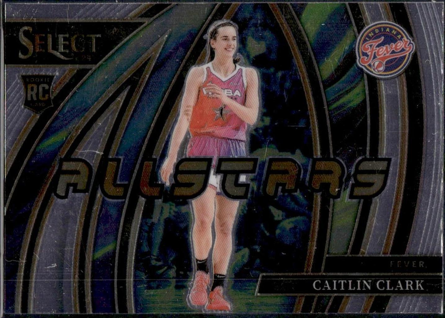 2024 Panini Select #15 Caitlin Clark Allstars Rookie Indiana Fever