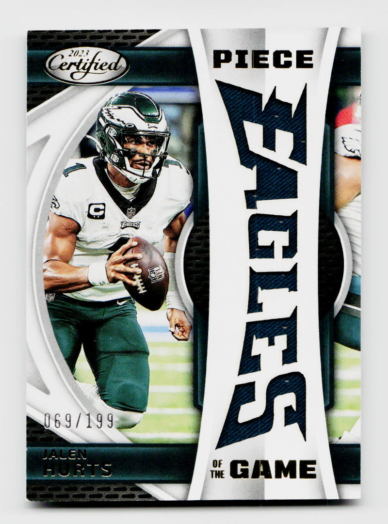 2023 Panini Certified Jalen Hurts #POG-48 Piece of the Game Relic Patch /199