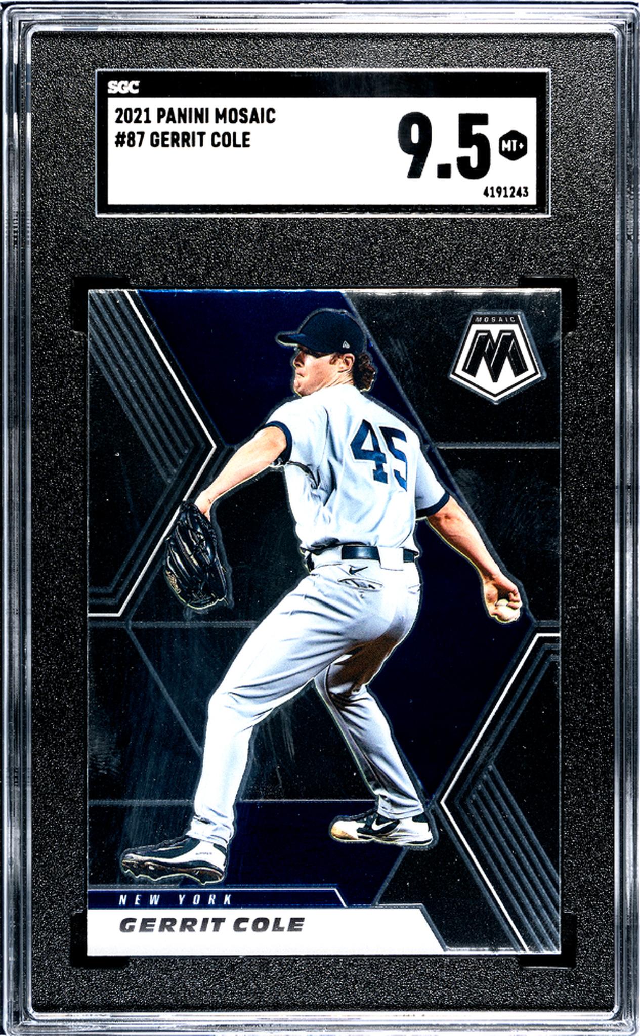 2021 Panini Mosaic #87 Gerrit Cole SGC 9.5