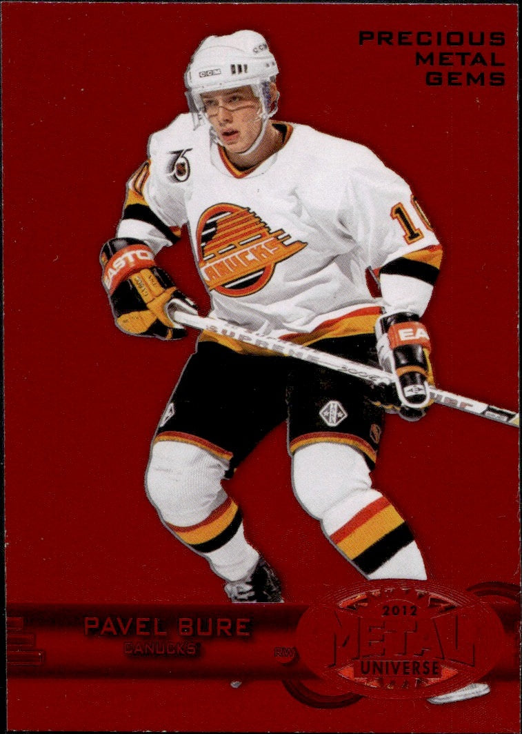 2012 Fleer Retro Metal Universe Precious Metal Gems Pavel Bure #37