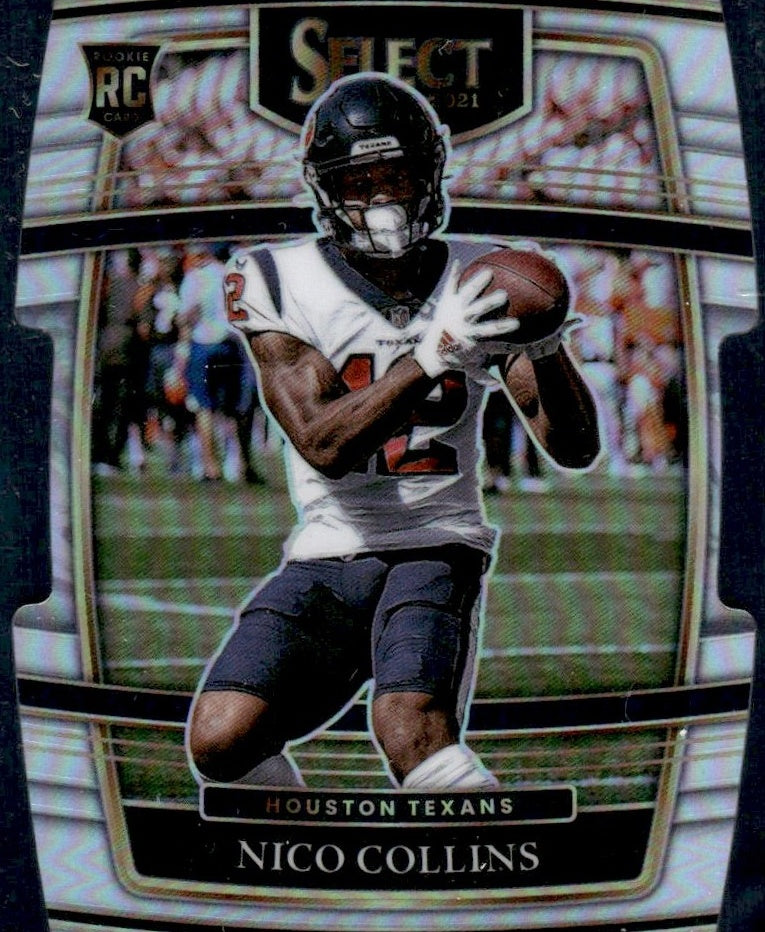 2021 Panini Select #69 Nico Collins Concourse Prizm Rookie Houston Texans