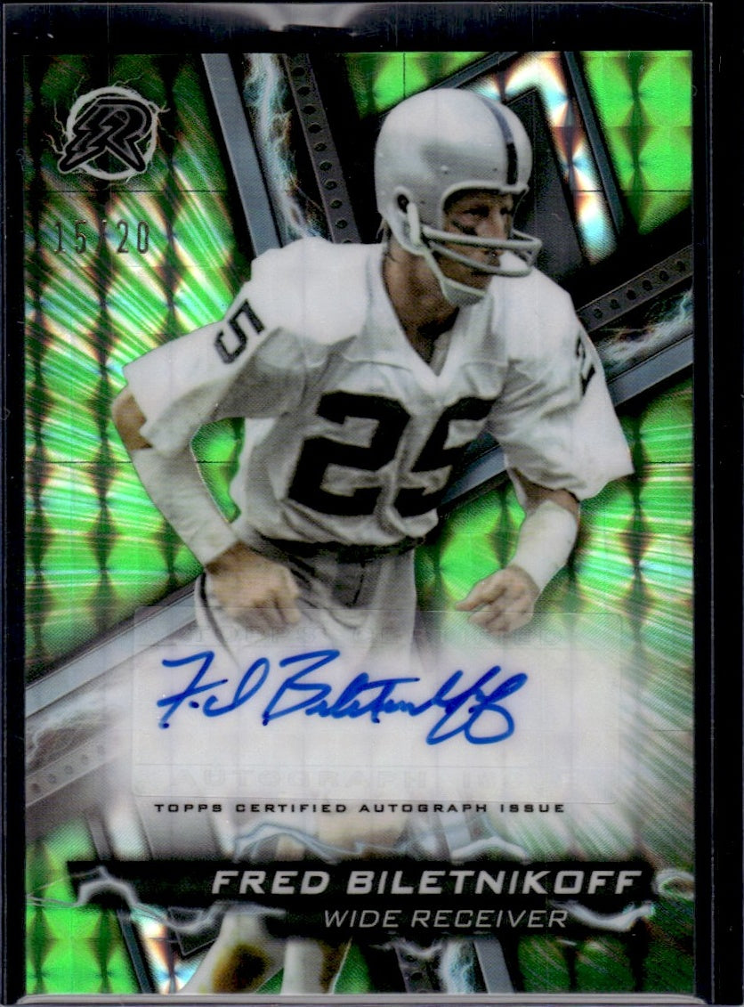 2024 Topps Composite Resurgence Signatures Fred Biletnikoff #RA-FB Auto /20