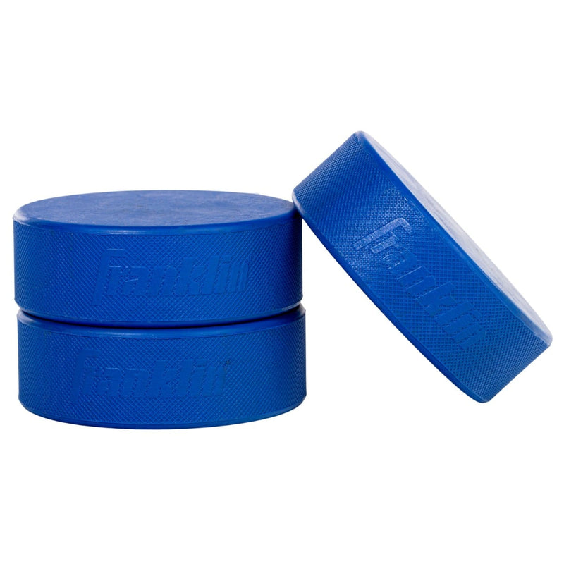 Franklin Sports Ice Hockey Rubber Puck - Blue