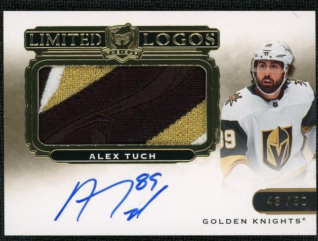 2020 Upper Deck The Cup LL-AT Alex Tuch Limited Logos /50 Golden Knights Auto