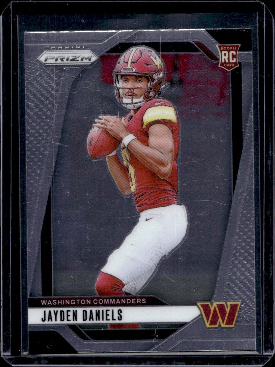 2024 Panini Prizm #347 Jayden Daniels Rookie Washington Commanders