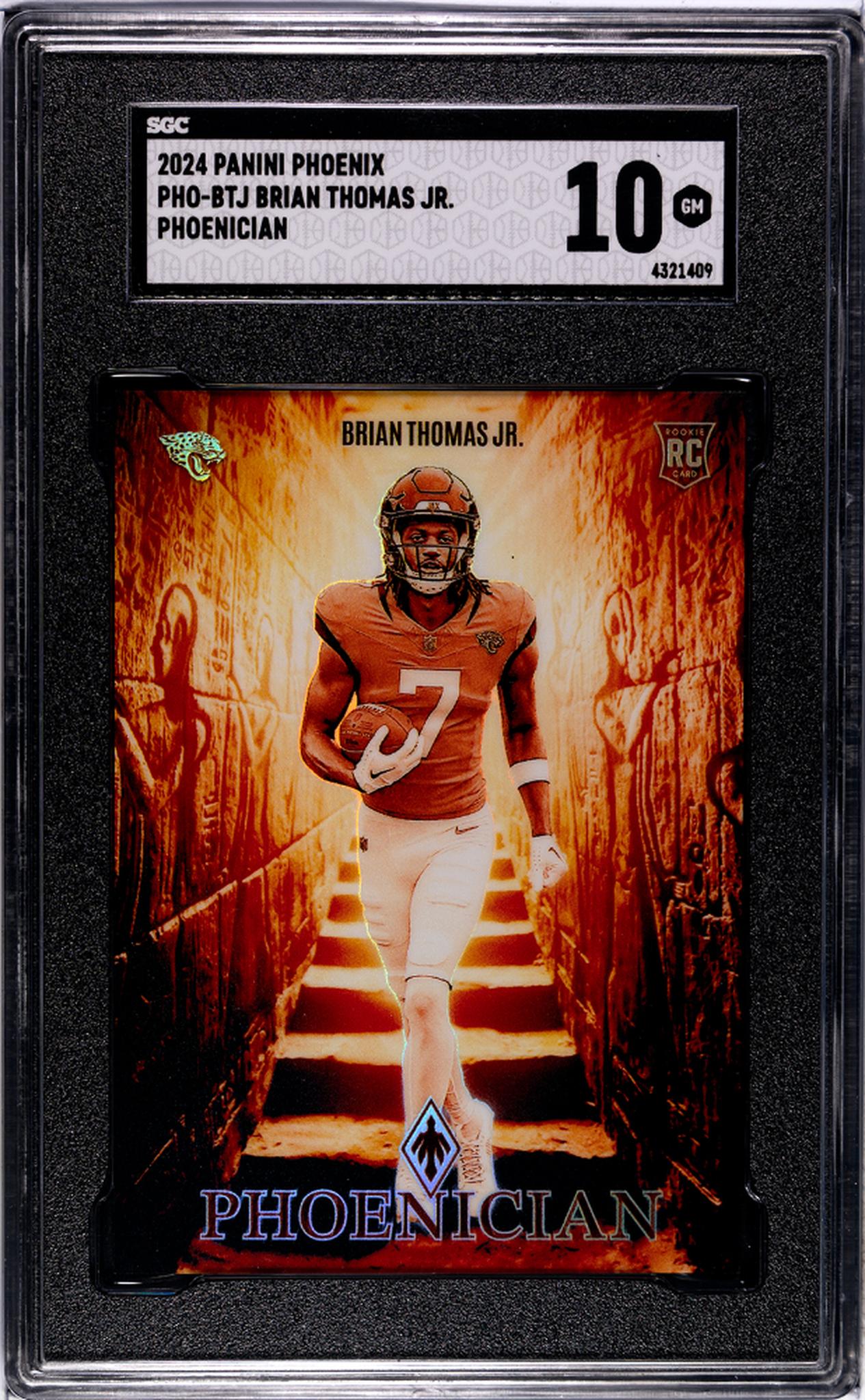 2024 Panini Phoenix Phoenician Brian Thomas Jr. #PHO-BTJ RC SGC 10