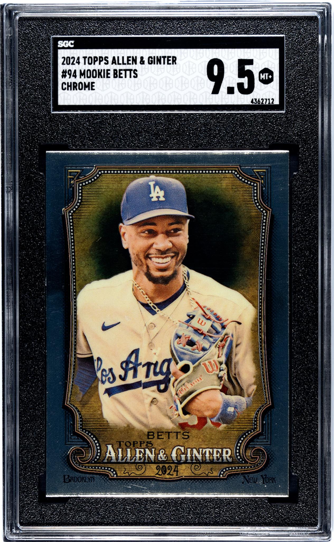 2024 Topps Allen & Ginter Chrome Mookie Betts #94 SGC 9.5