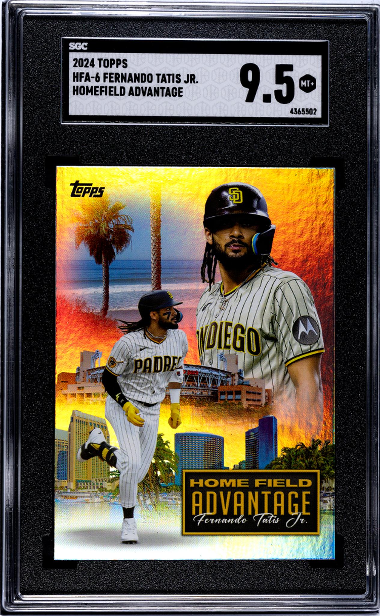 2024 Topps #HFA-6 Fernando Tatis Jr. Home Field Advantage SGC 9.5