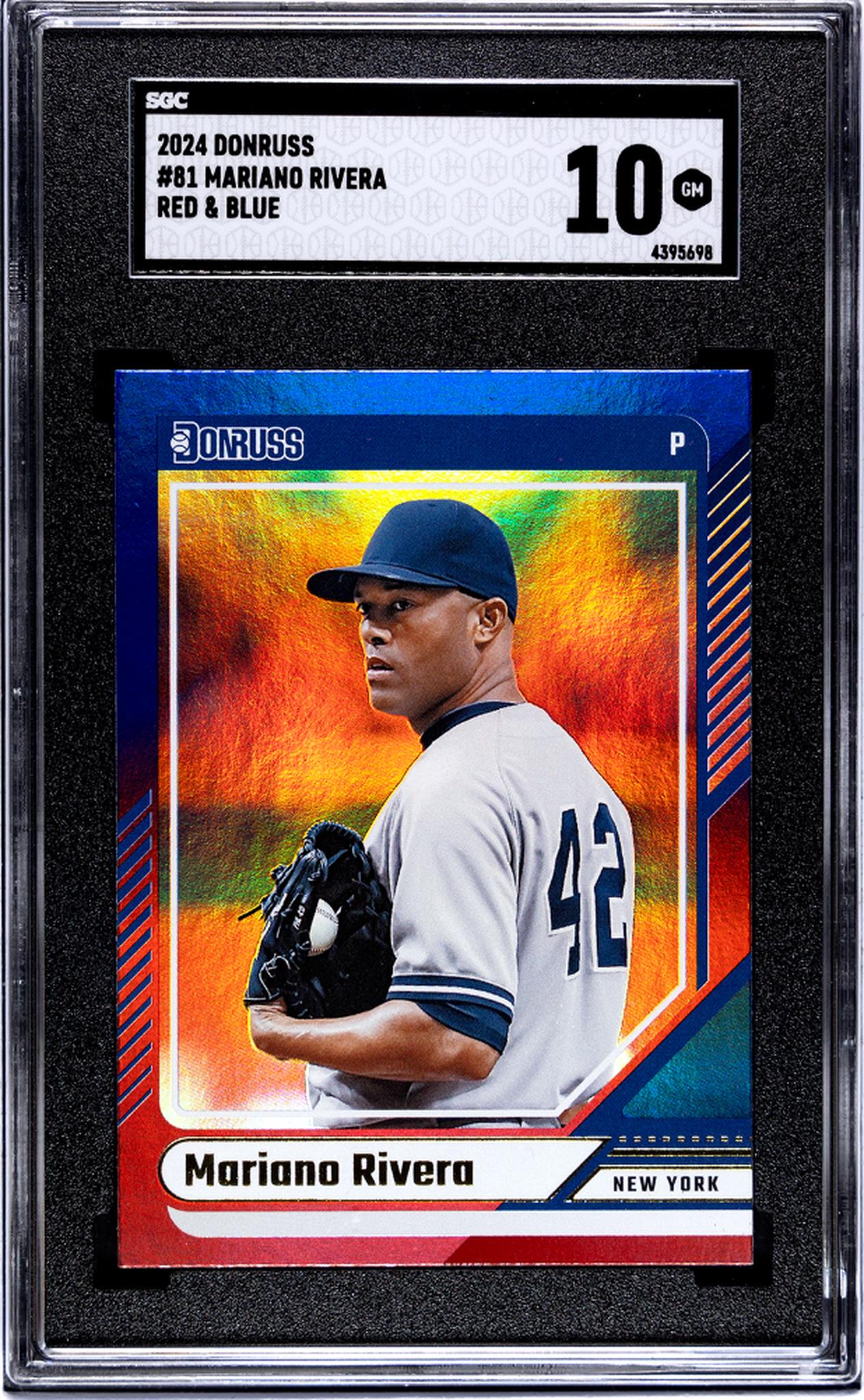 2024 Panini Donruss #81 Mariano Rivera Red   SGC 10