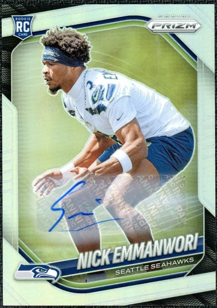 NICK EMMANWORI 2025 PRIZM SILVER ROOKIE AUTO #320
