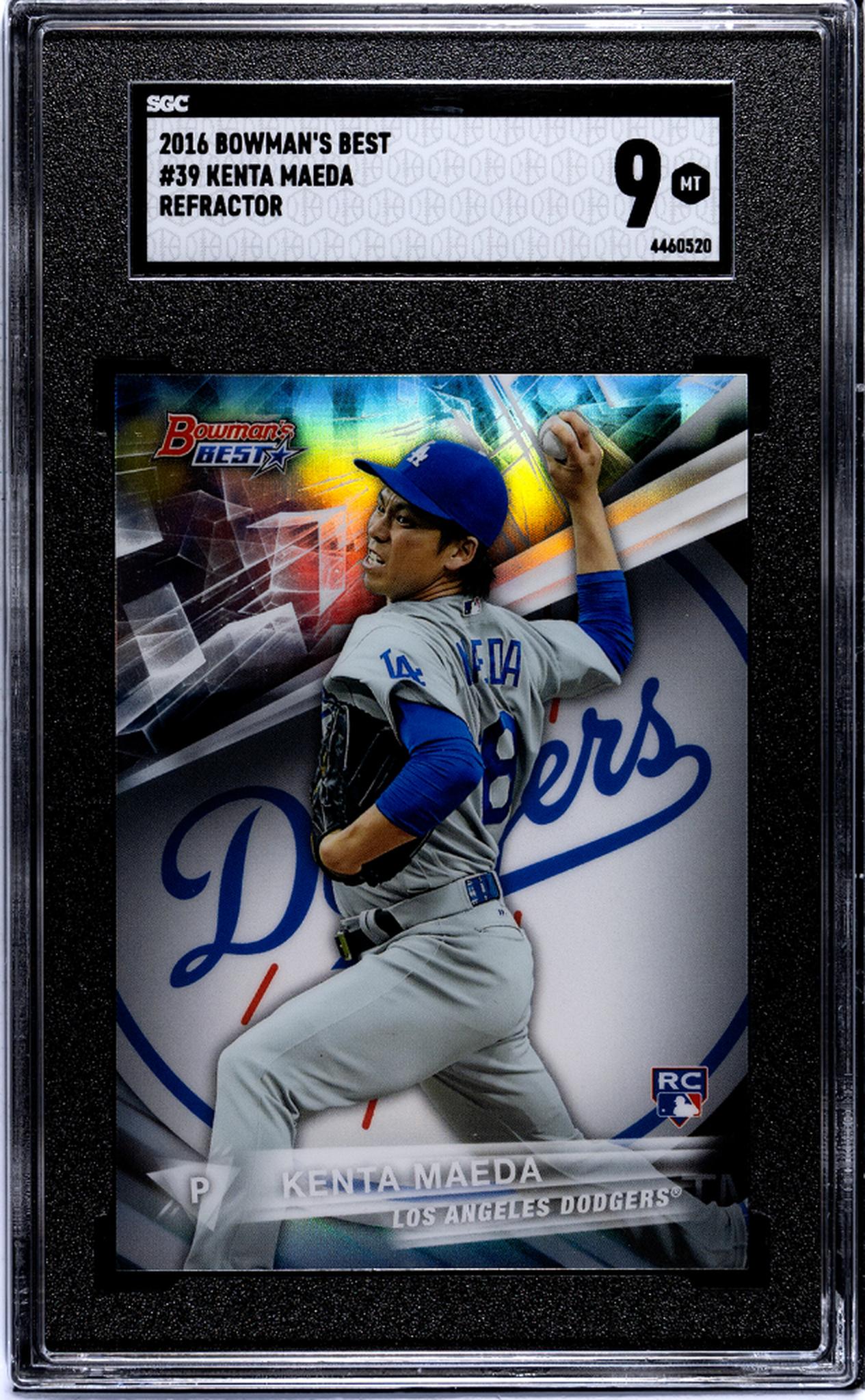 2016 Bowman's Best #39 Kenta Maeda SGC 9