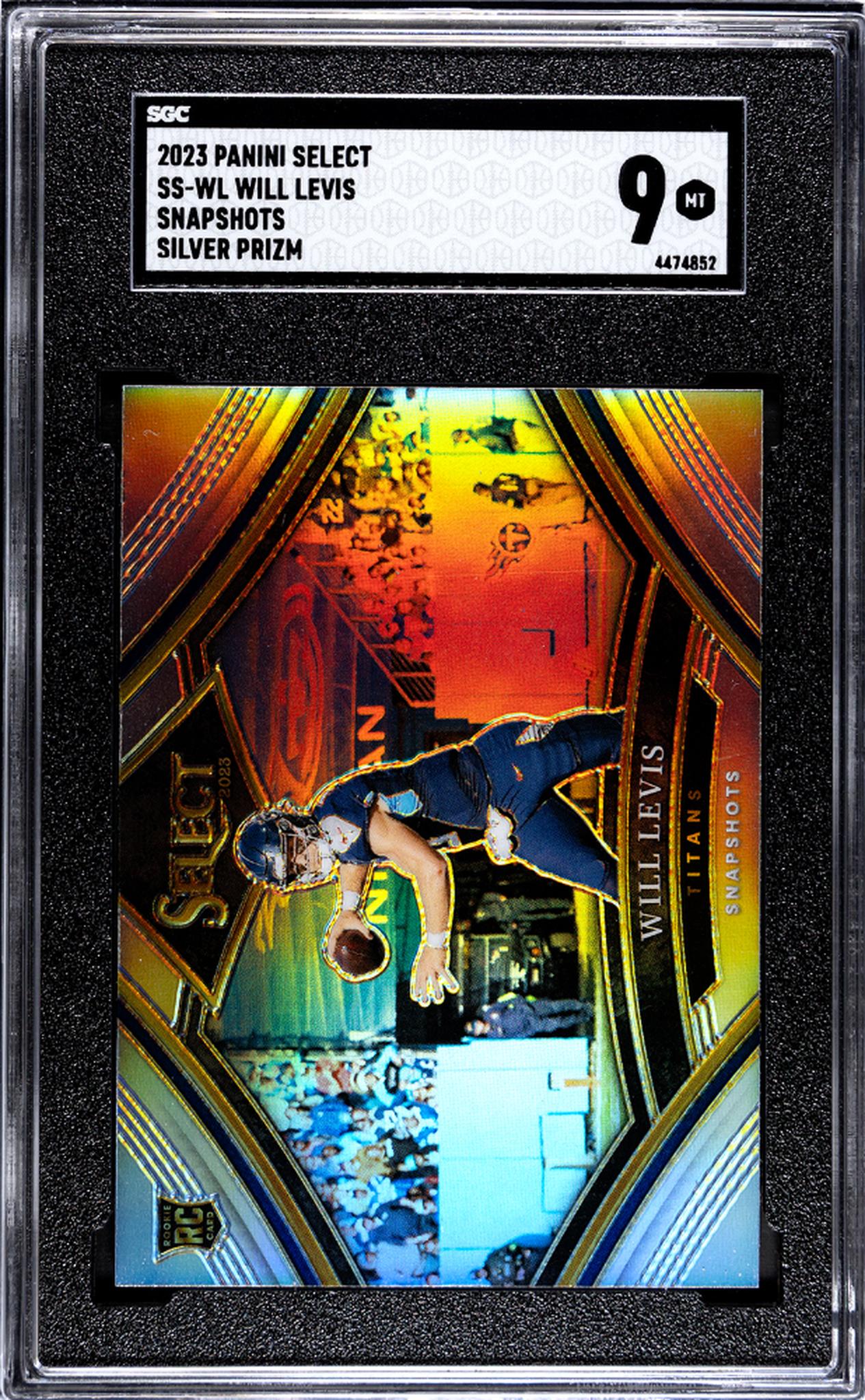 2023 Panini Select #SS-WL Will Levis Snapshots Silver Prizm SGC 9