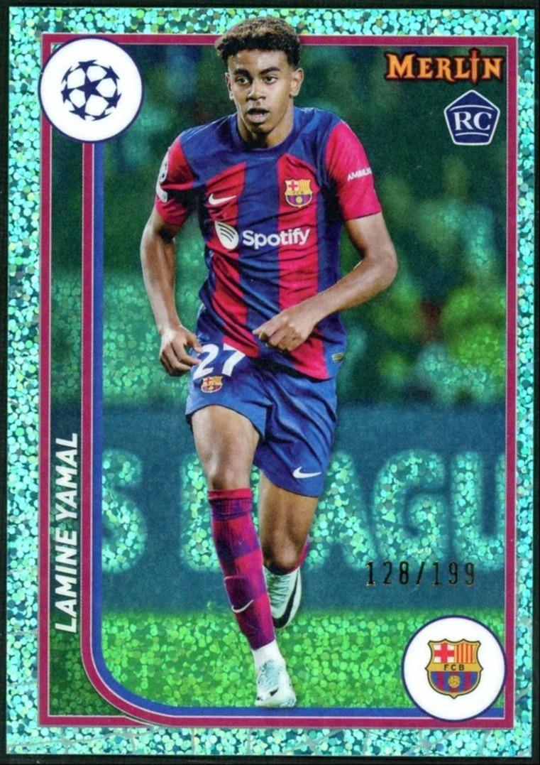 2024 Topps Merlin Lamine Yamal 27 128/199