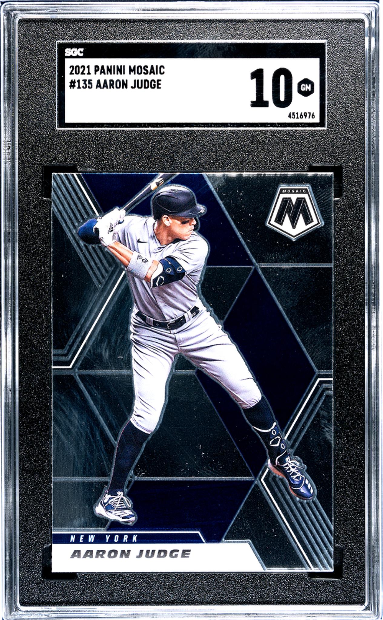 2021 Panini Mosaic Aaron Judge #135 SGC 10