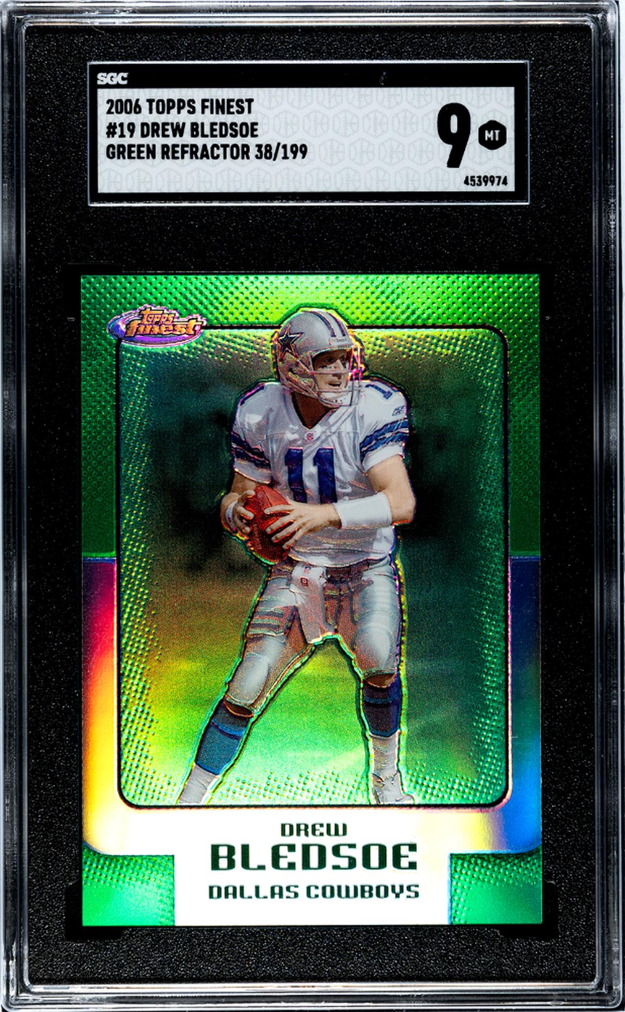 2006 Topps Finest #19 Drew Bledsoe /199 SGC 9