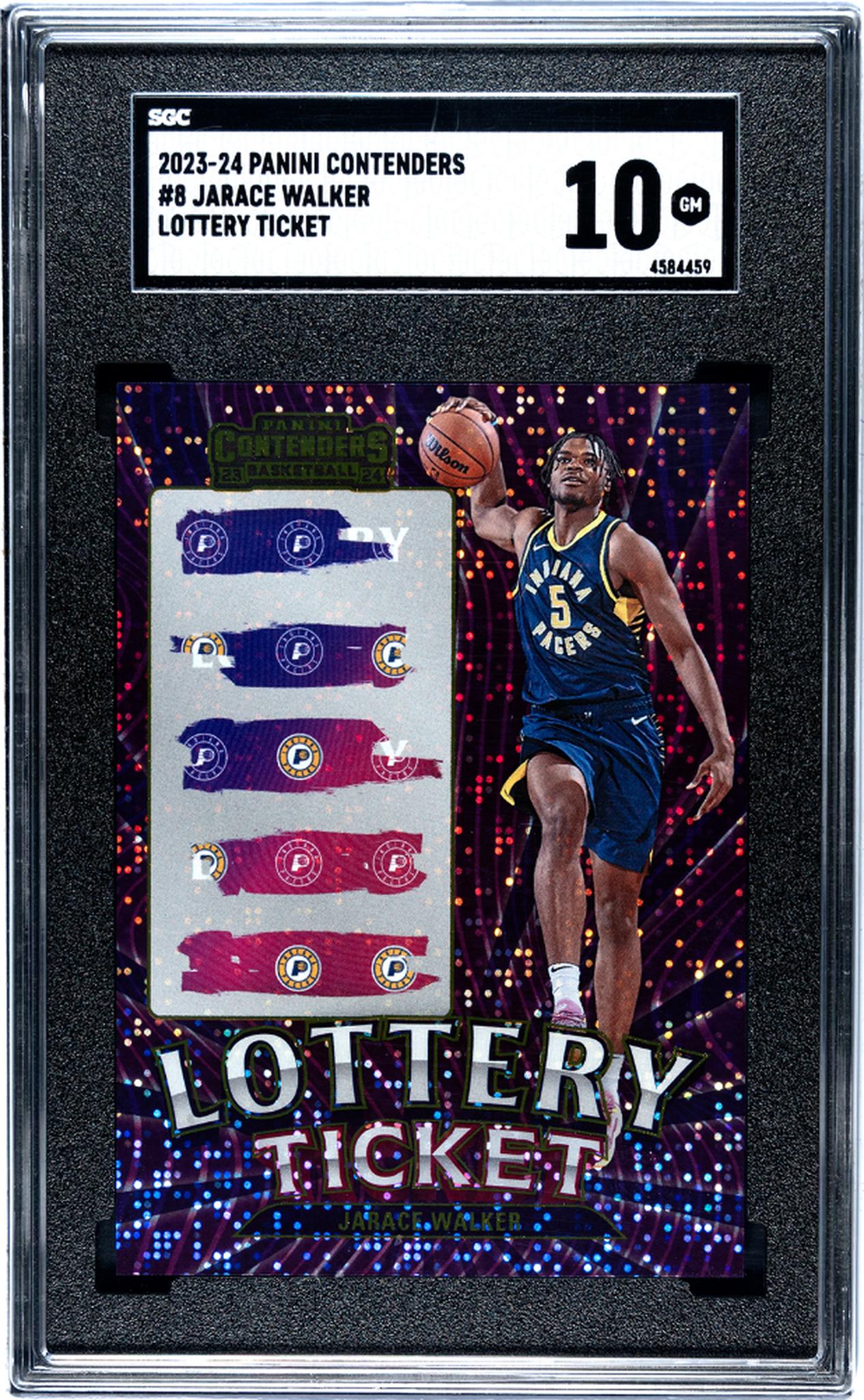 2023-24 Panini Contenders Lottery Ticket Jarace Walker #8 SGC 10