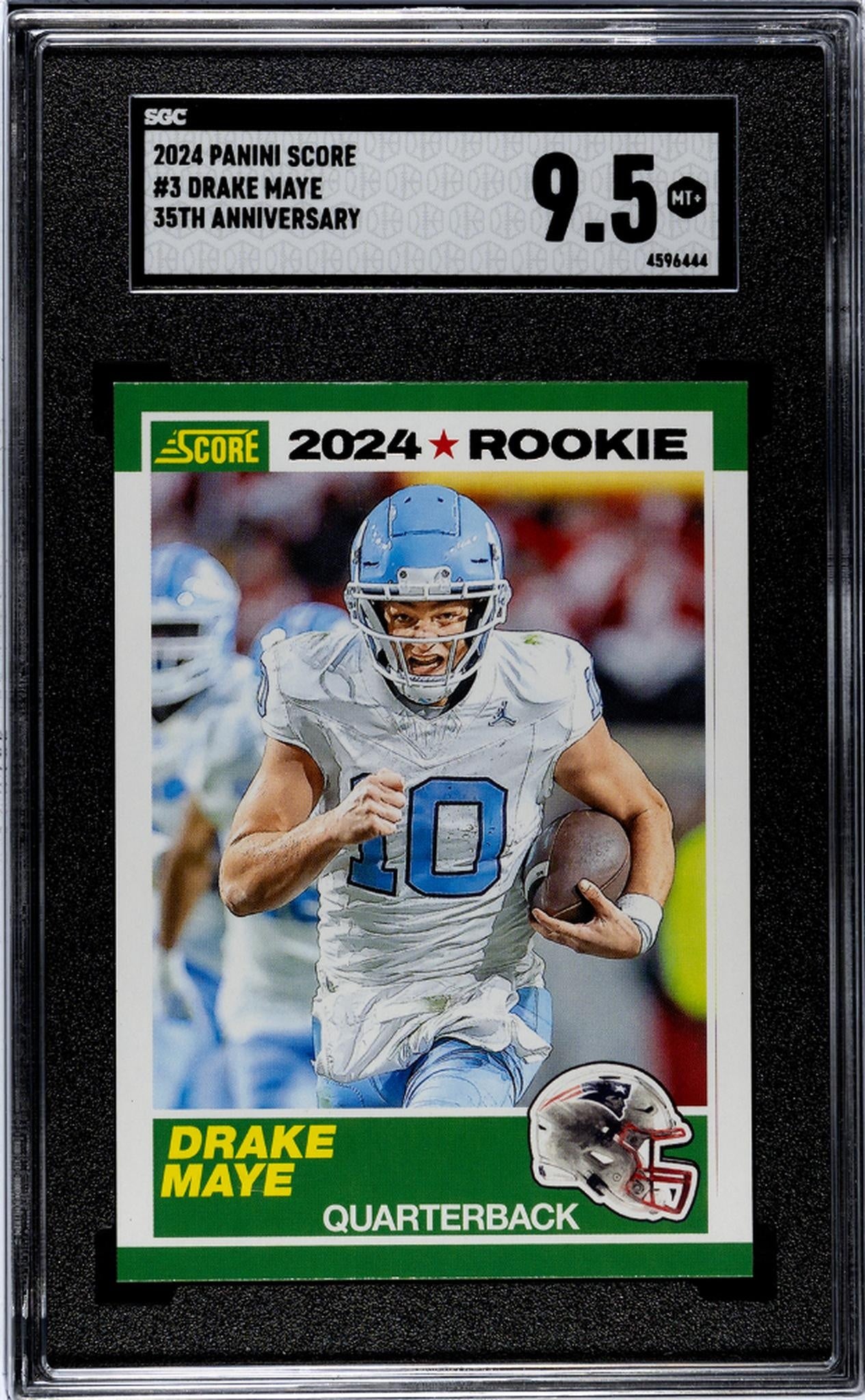 2024 Panini Score #3 Drake Maye 35th Anniversary SGC 9.5