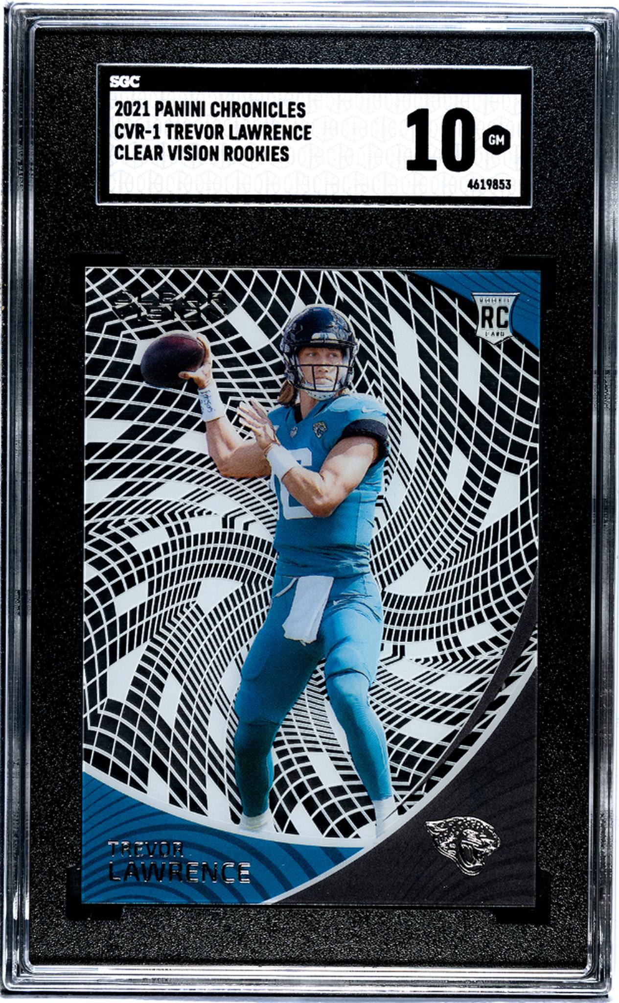 2021 Panini Chronicles #CVR-1 Trevor Lawrence Rookie SGC 10