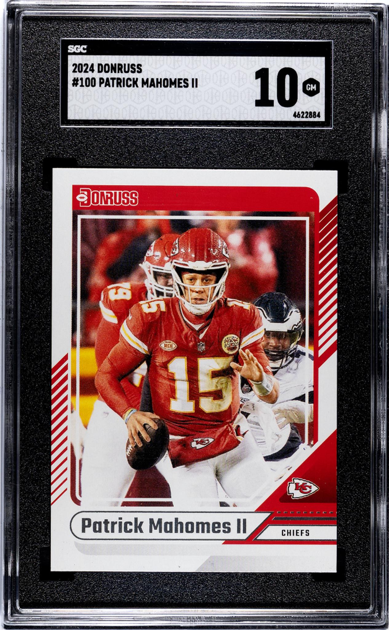 2024 Donruss #100 Patrick Mahomes II SGC 10