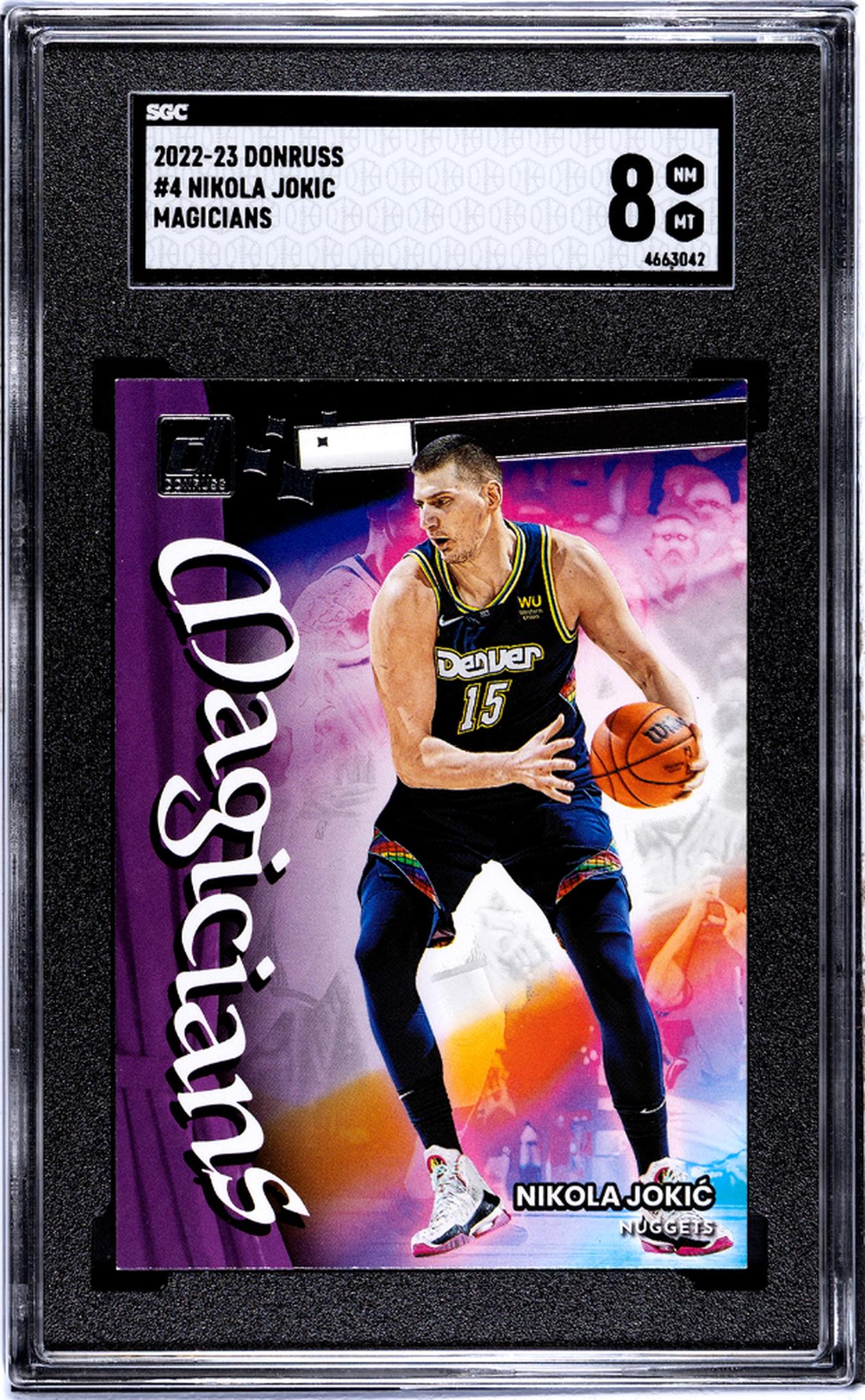 2022-23 Donruss Magicians Nikola Jokic #4 SGC 8