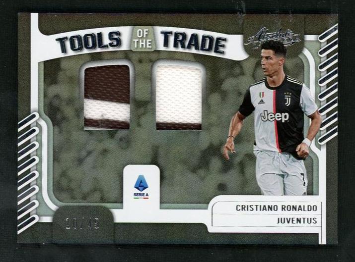 2022 Panini Absolute AT-CR7 Cristiano Ronaldo Tools of the Trade Juventus