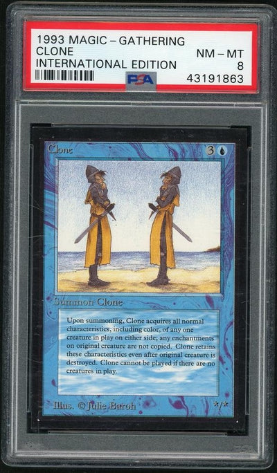 Magic: The Gathering Clone International Edition 1993 PSA 8