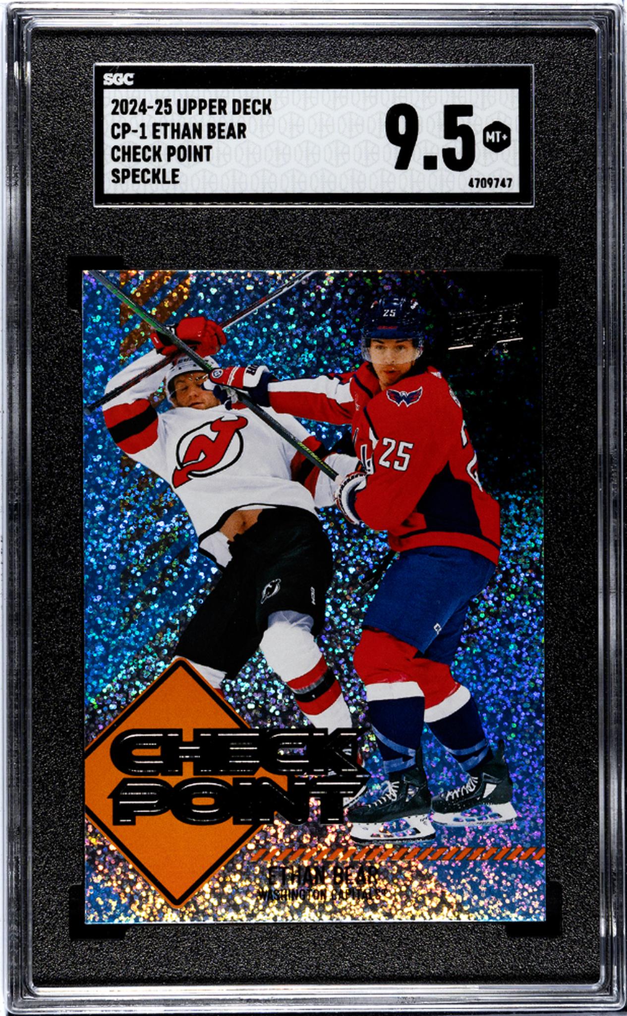 2024 Upper Deck #CP-1 Ethan Bear Check Point SGC 9.5