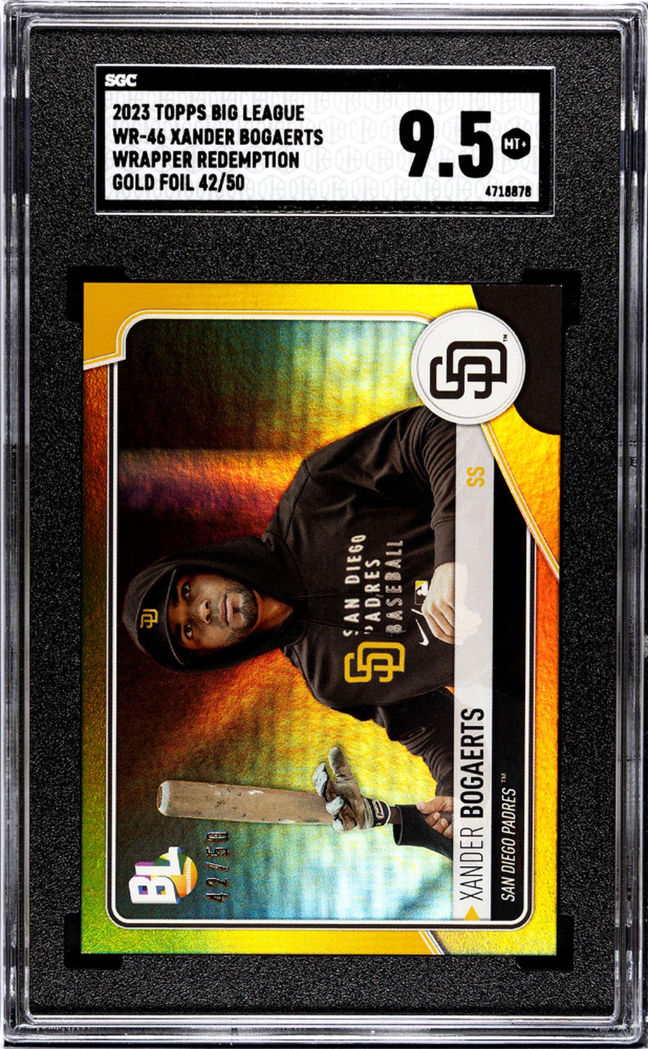 2023 Topps Big League Gold Foil Xander Bogaerts #WR-46 /50 SGC 9.5