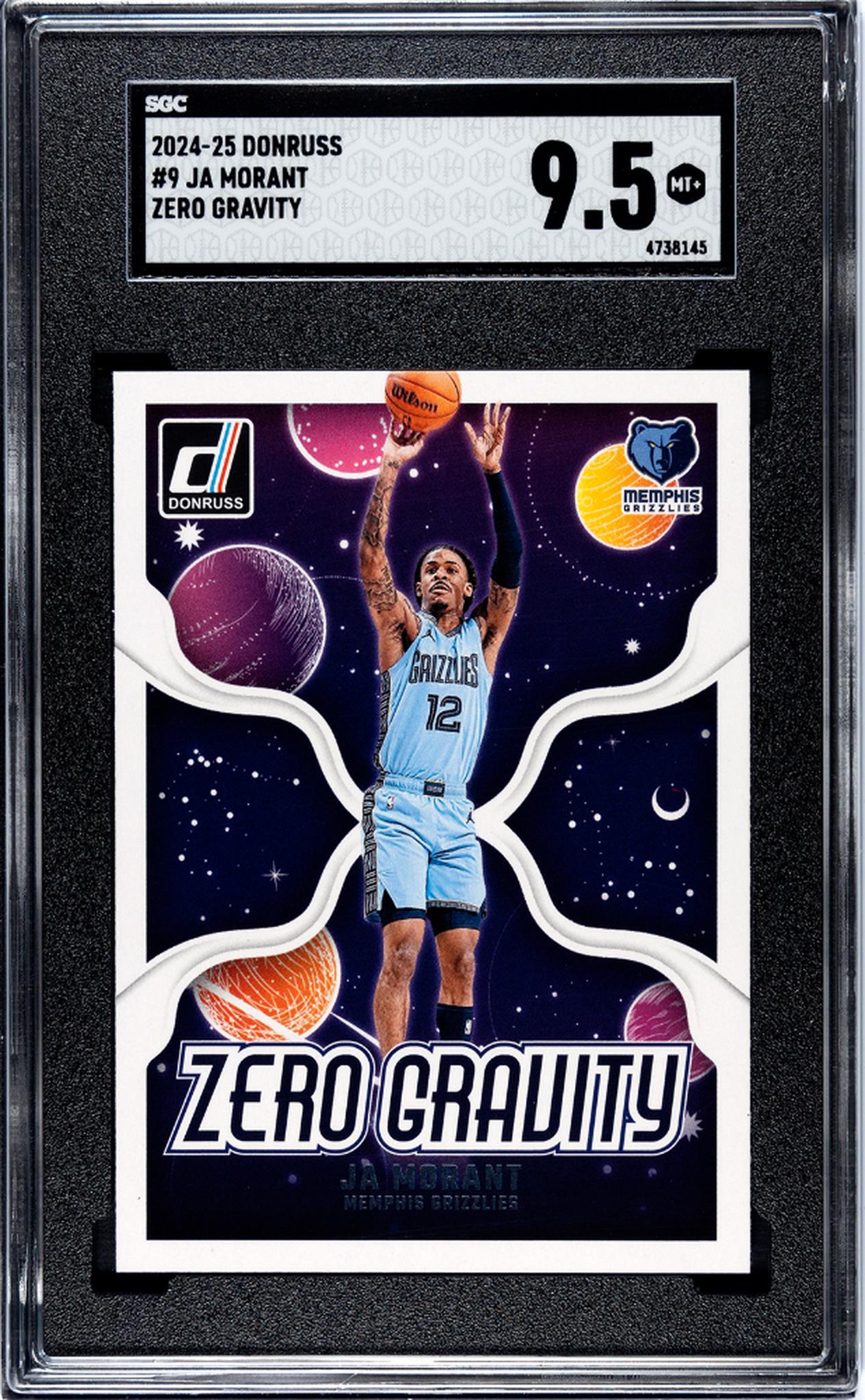 2024 Donruss Zero Gravity Ja Morant #9 SGC 9.5