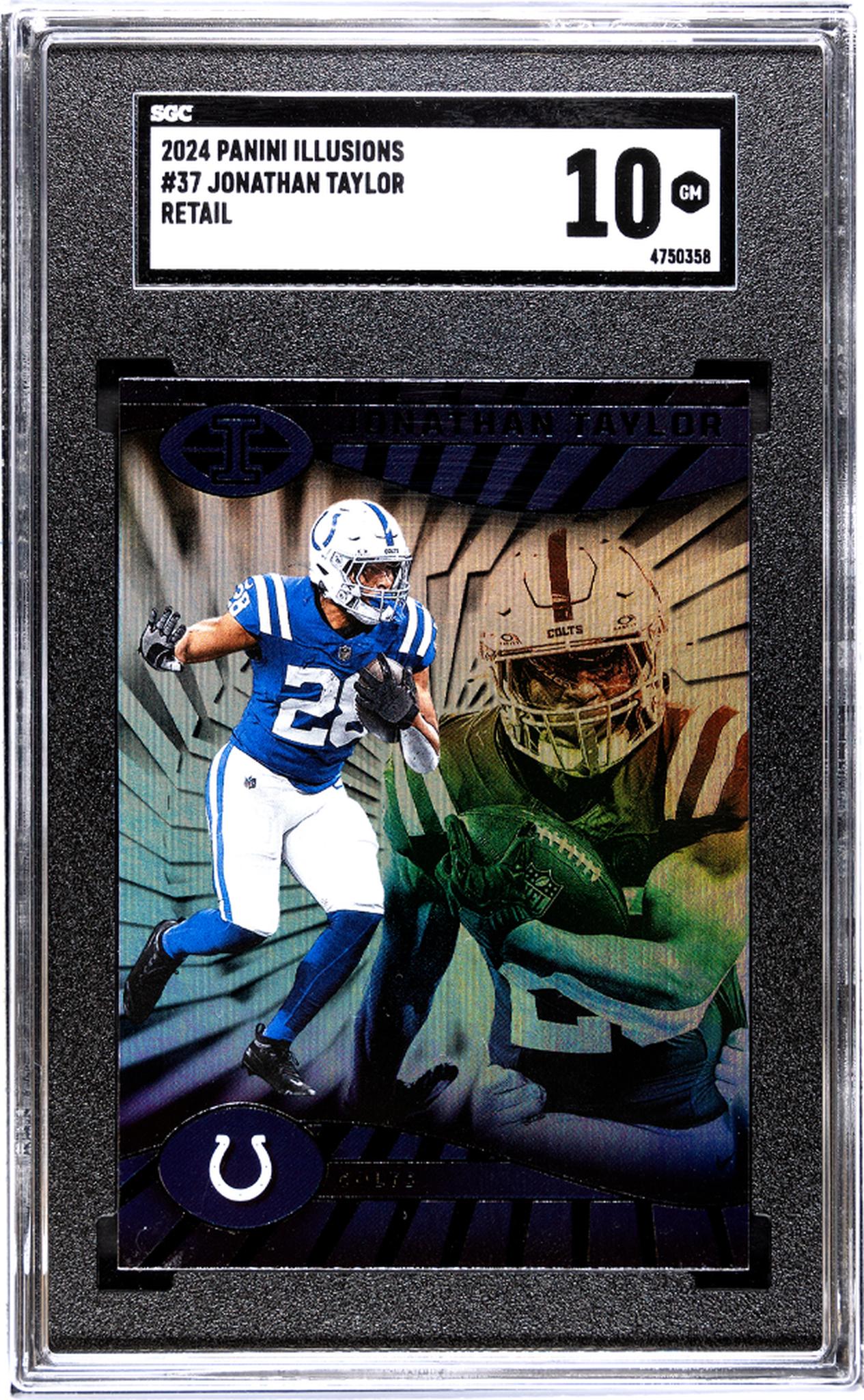 2024 Panini Illusions #37 Jonathan Taylor Retail SGC 10