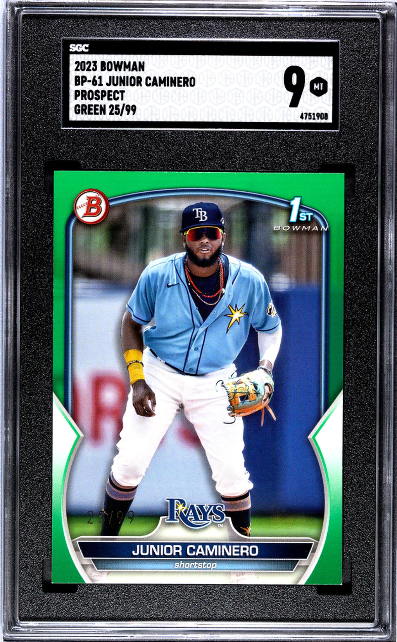 2023 Bowman Junior Caminero Prospect #BP-61 /99 SGC 9