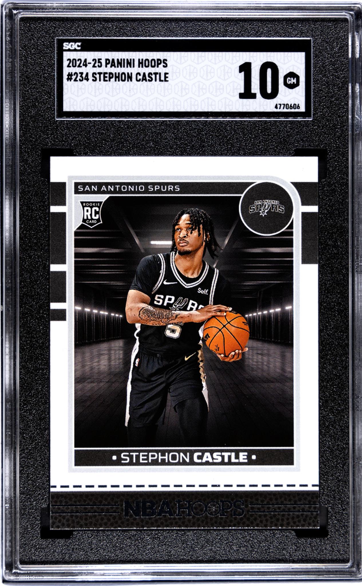 2024 NBA Hoops #234 Stephon Castle SGC 10