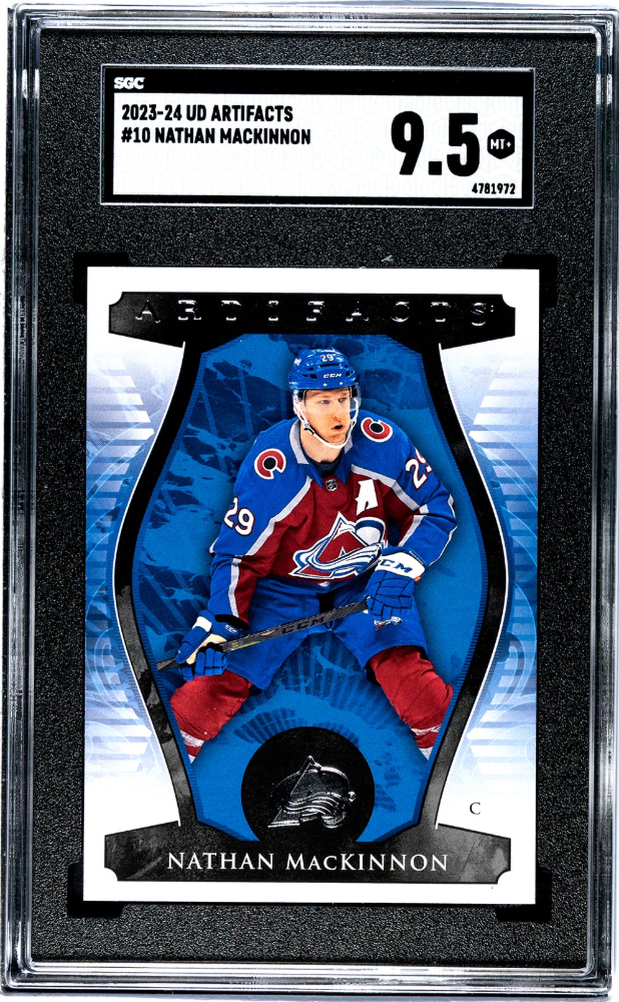 2023-24 Upper Deck Artifacts #10 Nathan Mackinnon SGC 9.5