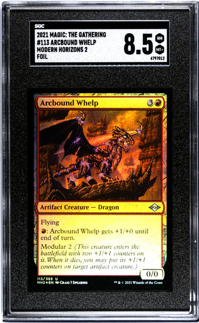 Magic: The Gathering Arcbound Whelp Modern Horizons 2 #113/303 SGC 8.5